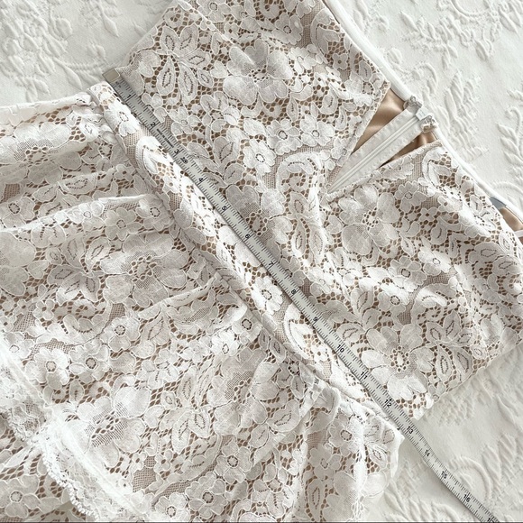 NWOT Lulus Absolutely Stunning White Lace Off-the-Shoulder Midi Dress Small - Picture 9 of 10
